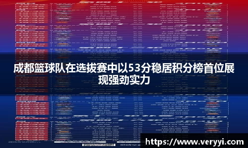 成都篮球队在选拔赛中以53分稳居积分榜首位展现强劲实力